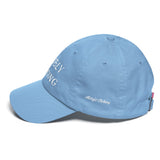 Alotofit Humbly Winning White Cotton Dad Cap w/ side branding