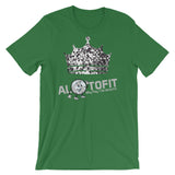 Alotofit Silver Crown Logo Unisex short sleeve t-shirt