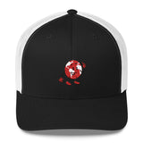 Alotofit Original Logo Red/Wht/Blk Trucker Cap