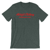 Alotofit Clothing Red Logo Unisex short sleeve t-shirt