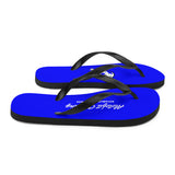 Alotofit Established To Win & Logo Blue/Wht/Blk Flip-Flops