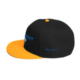 Alotofit Different Blue/White Snapback Hat w/side branding