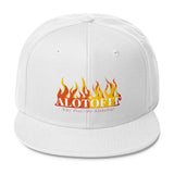 Alotofit Fire Original Logo Wool Blend Snapback (Flat Embroidery)