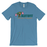 Alotofit Muscle Up Multicolor Logo Unisex Short Sleeve T-shirt