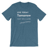 Alotofit Live Today White Short-Sleeve Unisex T-Shirt