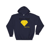 Alotofit Rare Find Gold Black Hooded Sweatshirt w/ outside label