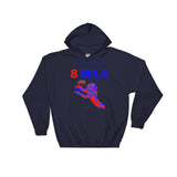 Alotofit Eightmile 8 Mile Giants Hooded Sweatshirt w/ outside logo