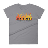 Alotofit Fire Black Logo Women's Short Sleeve T-shirt