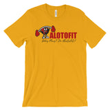 Alotofit Muscle Up Red/Black/White Logo Unisex Short Sleeve T-shirt