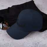 Alotofit Blessed Black Text Embroidered Dad hat