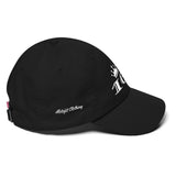 Alotofit 163 White Dad Cotton Cap w/ side branding