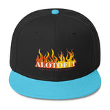 Alotofit Fire Original Logo Wool Blend Snapback (Flat Embroidery)