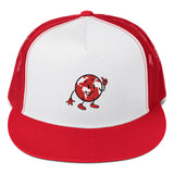 Alotofit Original Logo Red/Wht/Blk Trucker Cap
