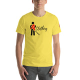 Alotofit Clothing Blk/Red Short-Sleeve Unisex T-Shirt w/ sleeve logo