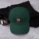 Alotofit Boss Blk/Red Embroidered Dad hat