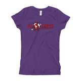 Alotofit Globeman Red/White Logo Girl's T-Shirt (XS-XL)