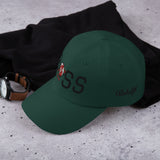 Alotofit Boss Blk/Red Embroidered Dad hat