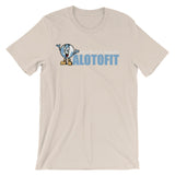 Alotofit Clothing North Carolina Blue Logo Unisex short sleeve t-shirt