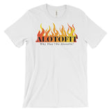 Alotofit Fire Black Logo Unisex Short Sleeve T-shirt