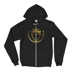 Alotofit Luxury Gold Zip Hoodie sweater