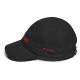 Alotofit Humbly Winning Royal/Red Cotton Dad Cap w/ side branding