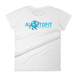 Alotofit Globeman Original Logo Women's Short Sleeve T-shirt