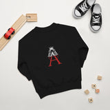 Alotofit Royal A Wht/Red Embroidered Backside Logo Baby Organic Bomber Jacket