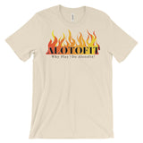 Alotofit Fire Black Logo Unisex Short Sleeve T-shirt
