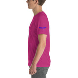 Alotofit Money, Power, Respect Blk/Blue Short-Sleeve Unisex T-Shirt