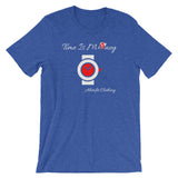 Alotofit Time Is Money White-Red Short-Sleeve Unisex T-Shirt