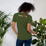 Alotofit HOOD TENDER Bartending Short-Sleeve Unisex T-Shirt w/ sleeve and back print