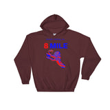 Alotofit Eightmile 8 Mile Giants Hooded Sweatshirt w/ outside logo