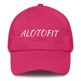 Alotofit White Cotton Dad Cap