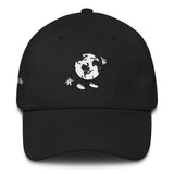 Alotofit Original Logo Only White Dad Cotton Cap w/ side branding