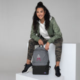 Alotofit Royal A White/Pink Embroidered Champion Backpack