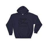 Alotofit Clothing Black Logo Hooded Sweatshirt w/ outside logo