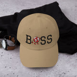 Alotofit Boss Blk/Red Embroidered Dad hat