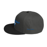 Alotofit Different Blue/White Snapback Hat w/side branding