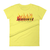 Alotofit Fire Black Logo Women's Short Sleeve T-shirt