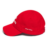 Alotofit NO Regrets White Embroidered Cotton Dad Cap