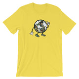 Alotofit Globeman Camo/White Logo Unisex short sleeve t-shirt