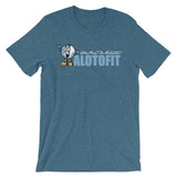 Alotofit Clothing North Carolina Blue Logo Unisex short sleeve t-shirt
