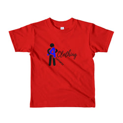 Alotofit Clothing Black/Blue Short sleeve kids t-shirt