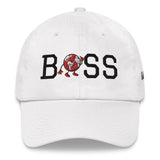 Alotofit Boss Blk/Red Embroidered Dad hat