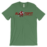 Alotofit Globeman Red & White Logo Unisex Short Sleeve T-shirt