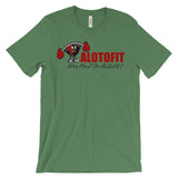 Alotofit Muscle Up Red/Black/White Logo Unisex Short Sleeve T-shirt