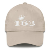 Alotofit 163 White Dad Cotton Cap w/ side branding