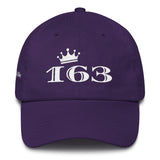 Alotofit 163 White Dad Cotton Cap w/ side branding