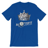 Alotofit Silver Crown Logo Unisex short sleeve t-shirt
