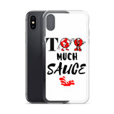 Alotofit Too Much Sauce Blk/Red IPhone Case